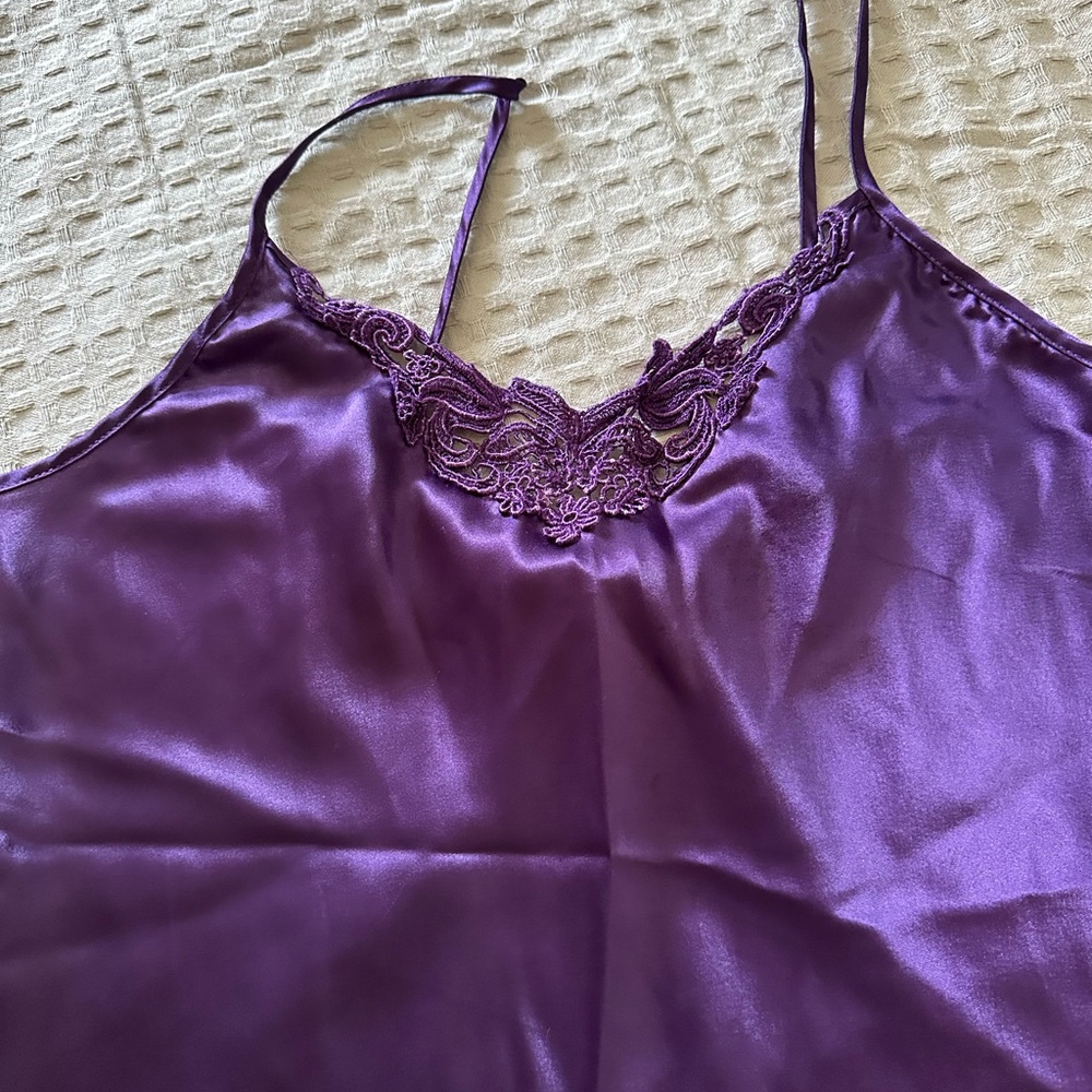 Inner Most Purple Nightgown with side slit